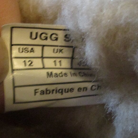 Dark Brown Leather Men\'s UGG Slippers size 12 main image 7